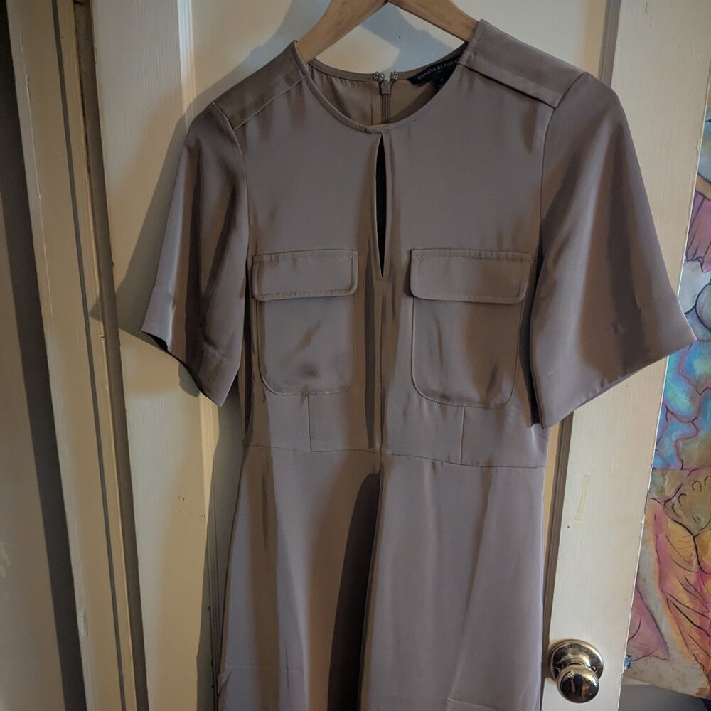 Banana Republic plateau beige shift dress size 5